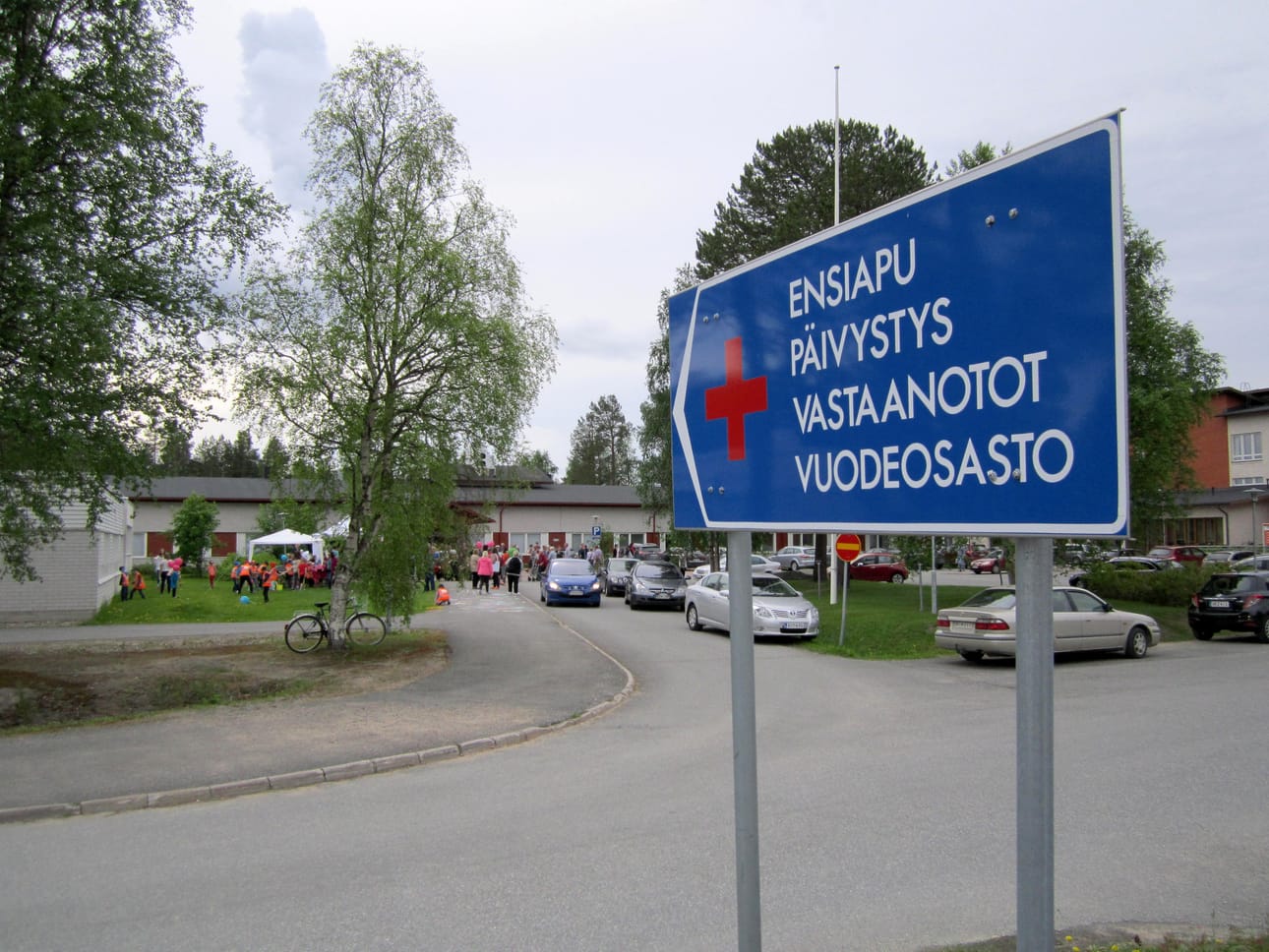 Pahoinpidelty joutui terveyskeskukseen.
