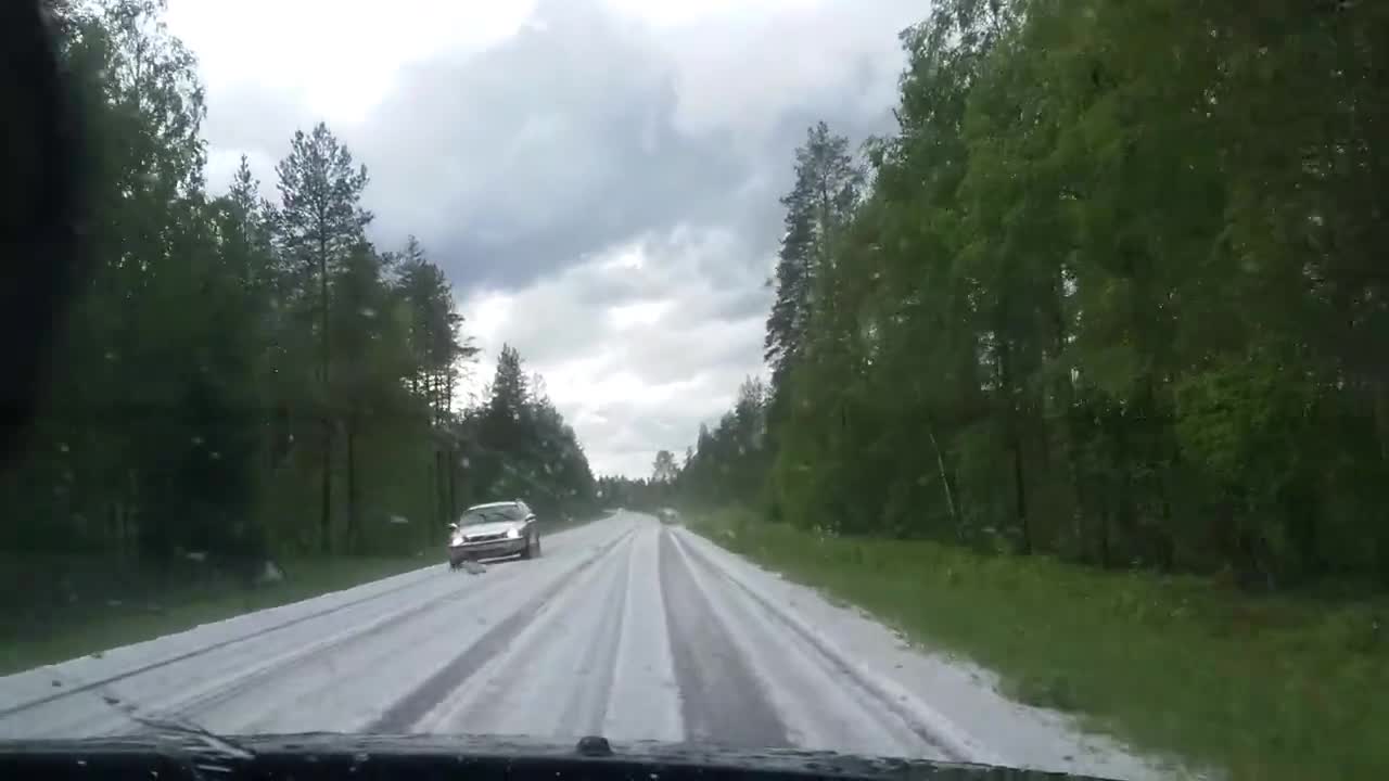 Raekuuro Ylivieskan ja Haapaveden välillä