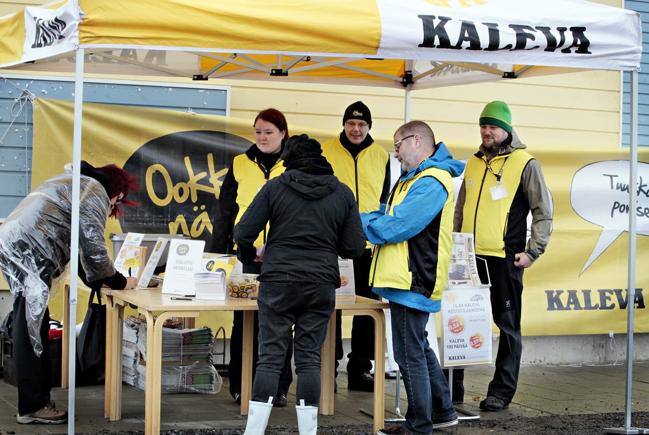 Ookkonää-peräkonttikirppis Kiimingissä viime syksynä.