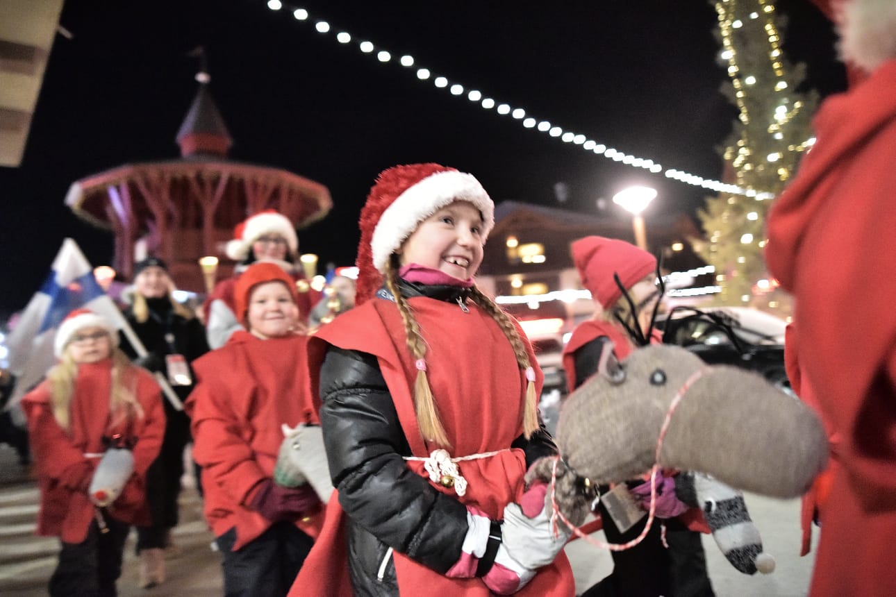 Rukan avajaiskulkueessa kulki mukana suuri keppihevossaattue.