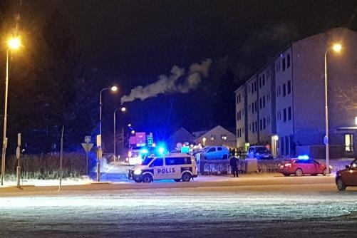 Vaakamestarinkadulla Seinäjoella syttyi kerrostalopalo tiistaina iltapäivällä. KUVA: LUKIJAN KUVA