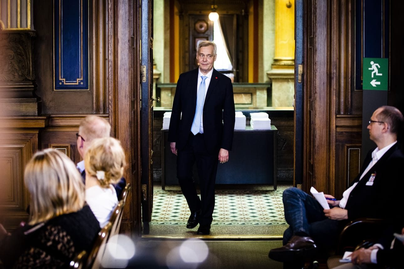 Antti Rinne kutsui työmarkkinajärjestöjen johtajat Säätytalolle, jossa hän aiemmin johti hallitusneuvotteluja. Arkistokuva.