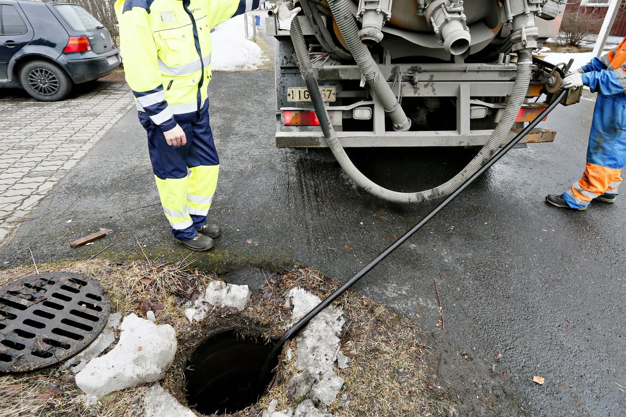 Hulevesimaksulla katetaan hulevesijärjestelmien suunnittelun, rakentamisen ja kunnossapidon kustannukset. Arkistokuva.