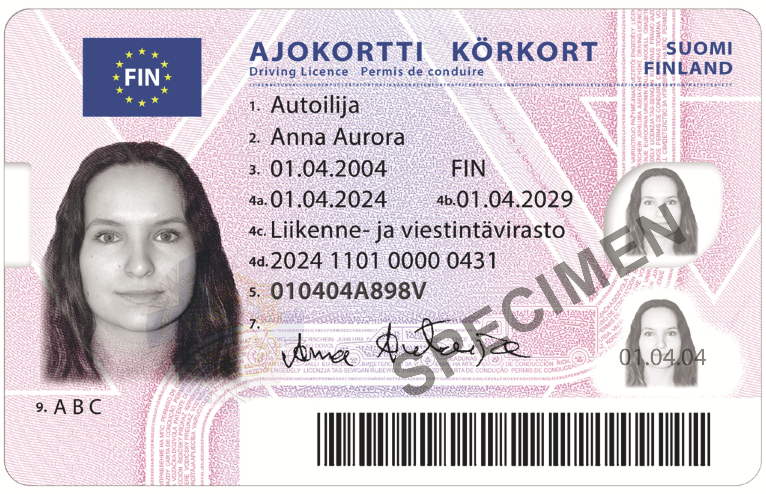 Uusien ajokorttien ulkoasu muuttuu huhtikuun alussa