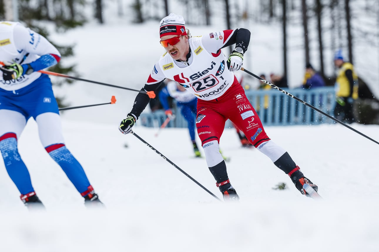 Nico Bennert toi Inarin Yrityksen kakkosjoukkueen vaihtoon kärkiporukan mukana.