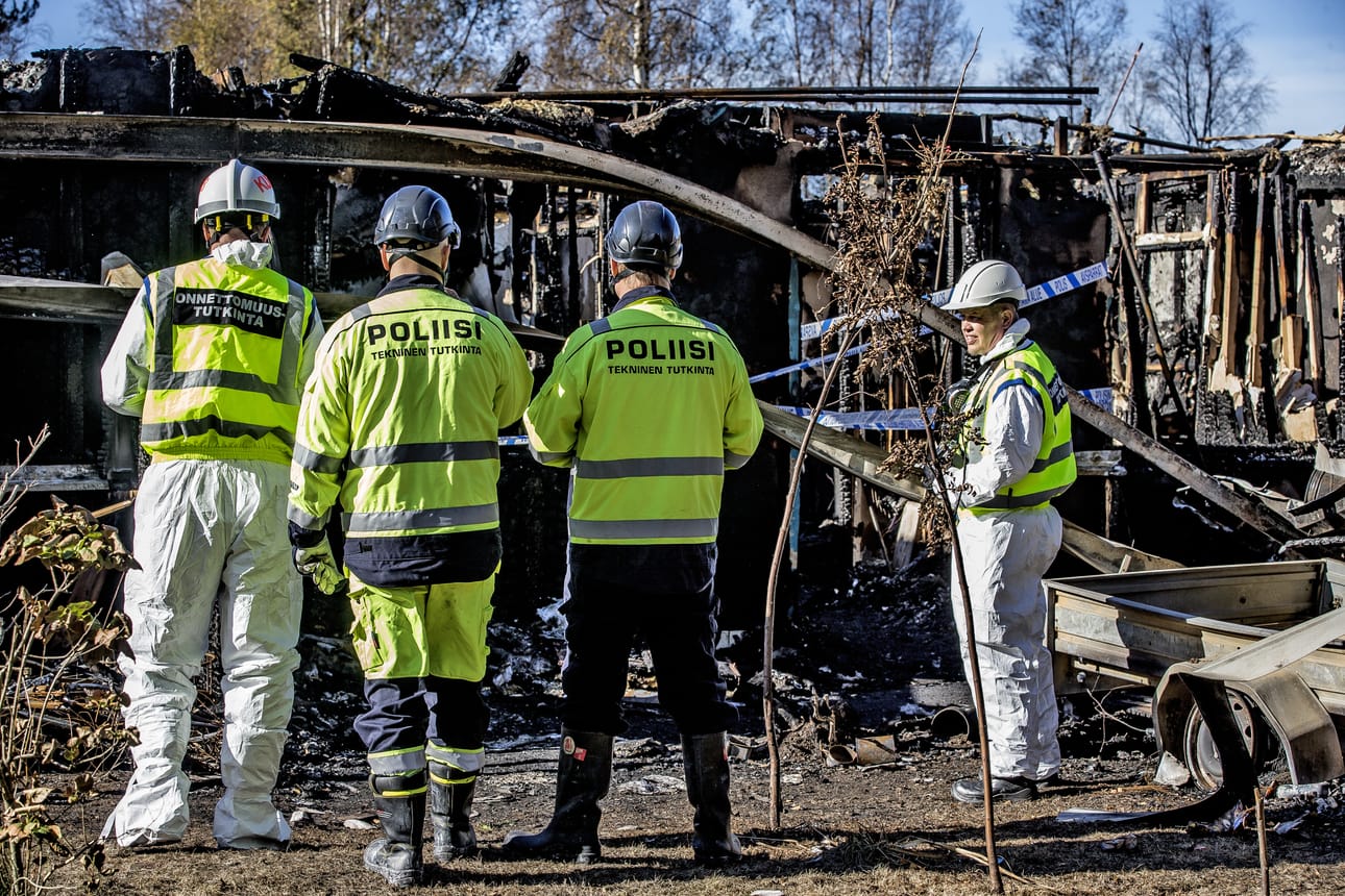 Tuhoisa rivitalopalo sattui syyskuussa 2016.