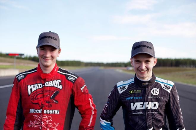 Juho Siekkinen ja Jere Kalliokoski tavoittelevat mestaruutta EST 1 Racing -tiimissä. KUVA: TONI LÖNNROOS