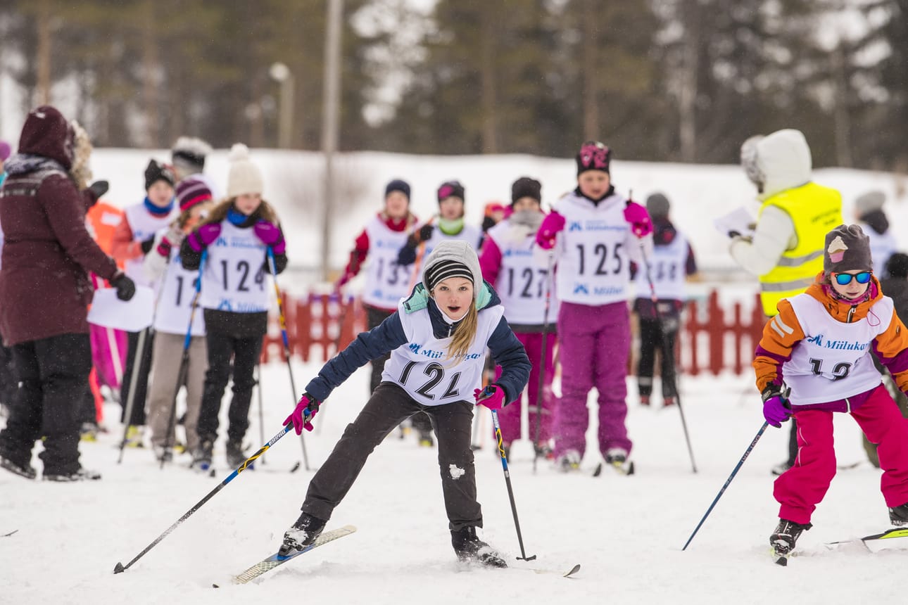 Menossa on 3.-4.-luokkalaisten lähdöt.