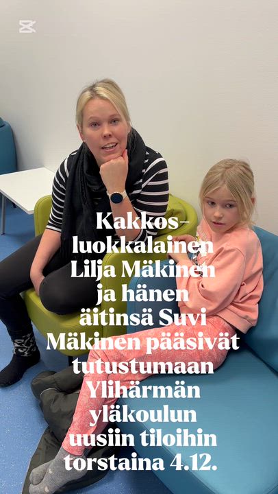Ylihärmän yläkoulun kakkosvaihe on valmis, ja oppilashuollon tilojen käyttäjät ovat asettuneet taloksi.