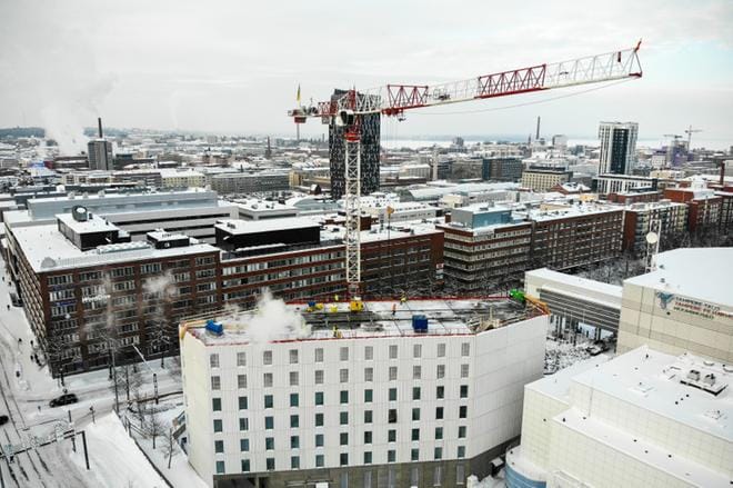 Suomessa aloitetaan tänä vuonna noin 40 000 asunnon rakentaminen. Arkistokuva.
