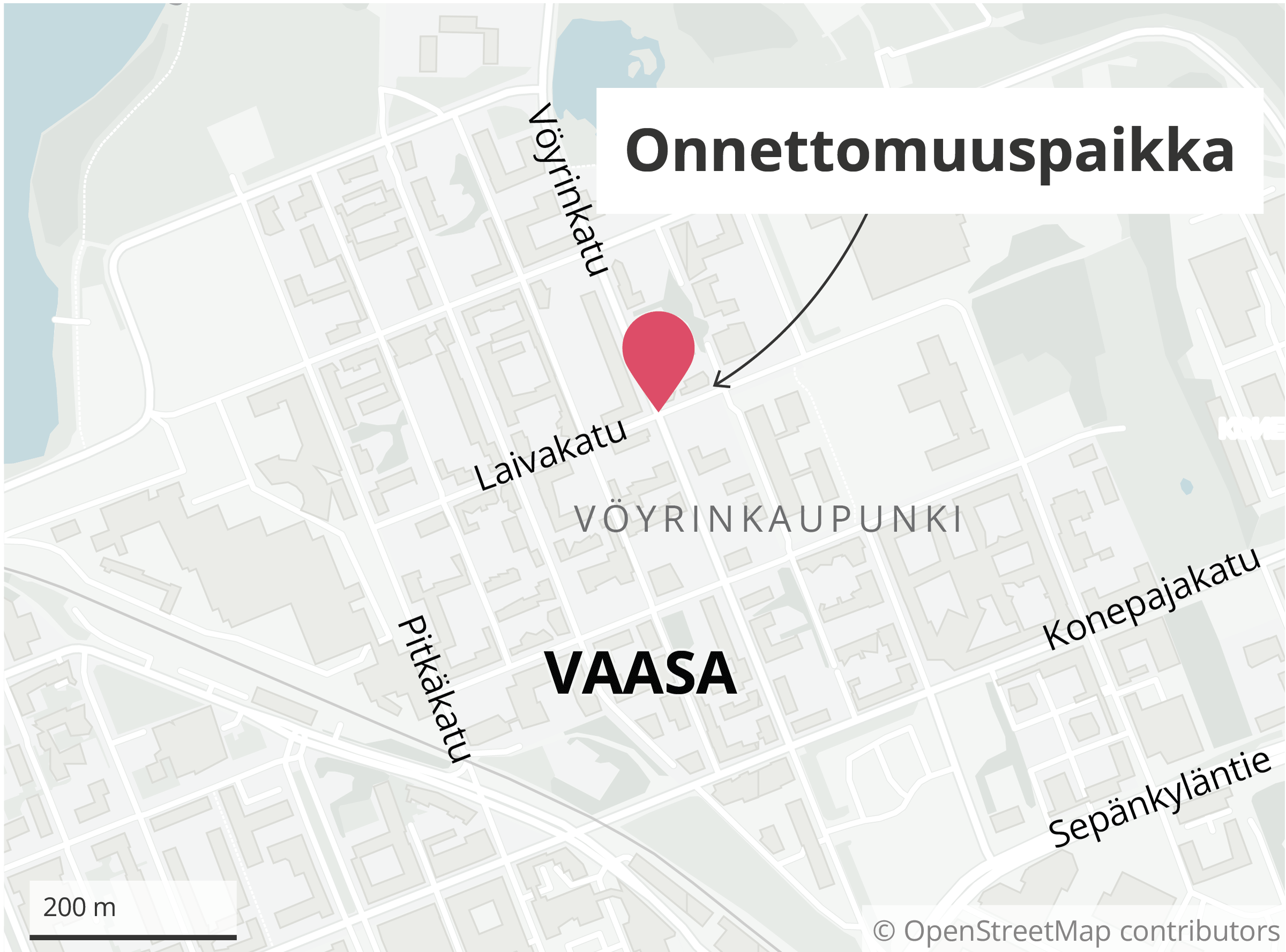 Mopoilija ei huomannut oikealta tulevaa autoa – Kolari vei sairaalaan Vaasassa