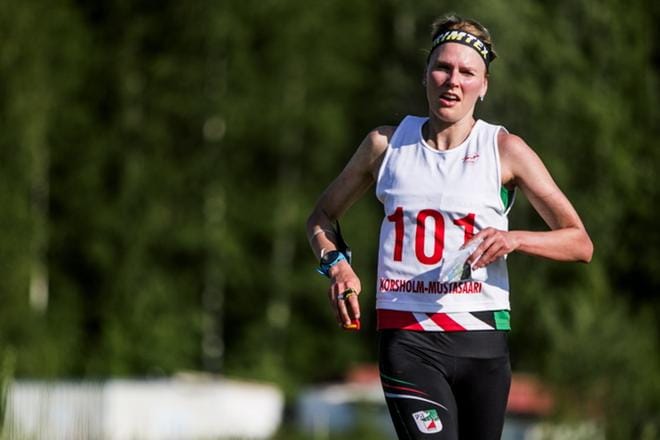 Saara Norrgrann voitti naisten kokonaiskilpailun. KUVA: OUTI NEUVONEN