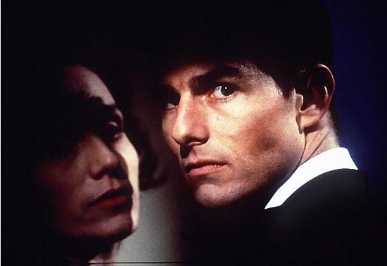 Tom Cruisen käytös sai elokuvapomot varpailleen. Kuvassa myös Kristin Scott elokuvassa Mission Impossible.
