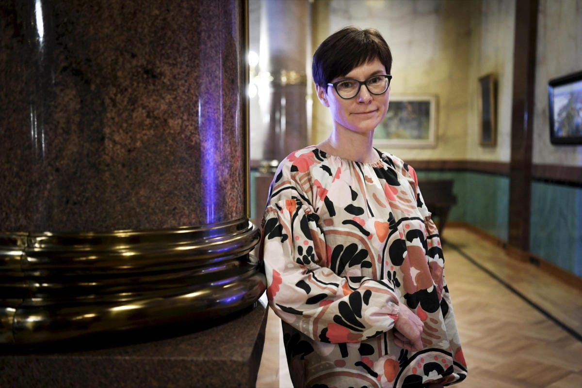 Tuuli Koivu arvioi, että rahoitusmarkkinoiden heilunta Yhdysvalloissa on tarttunut Eurooppaan. Lehtikuva / Antti Aimo-Koivisto