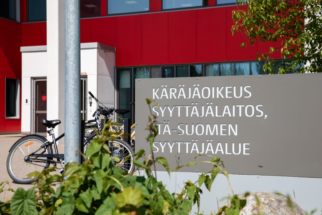 Pohjois-Karjalan käräjäoikeus tuomitsi miehet törkeän kiristyksen yrityksestä. LEHTIKUVA / Lari Lievonen