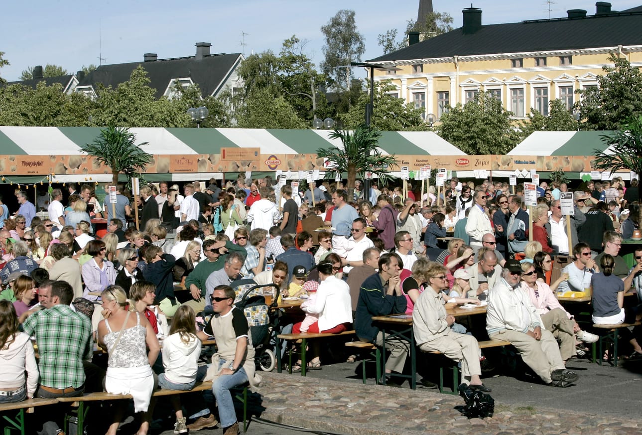 Valkosipuliyö järjestettiin viimeistä kertaa vuonna 2007. Arkistokuva vuodelta 2006.