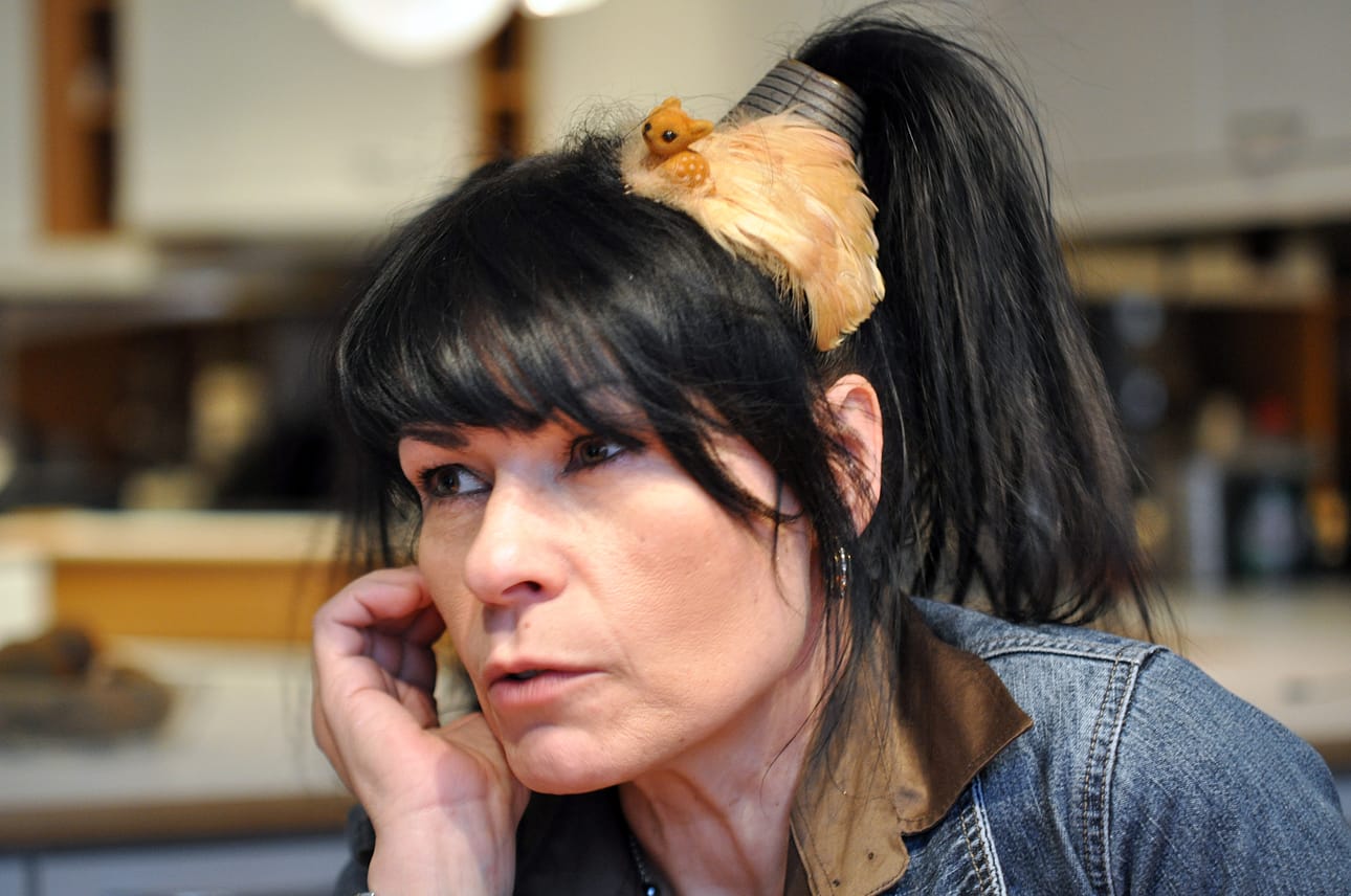Aija Puurtinen on parhaillaan Haapavedellä opettamassa ja esiintymässä.
