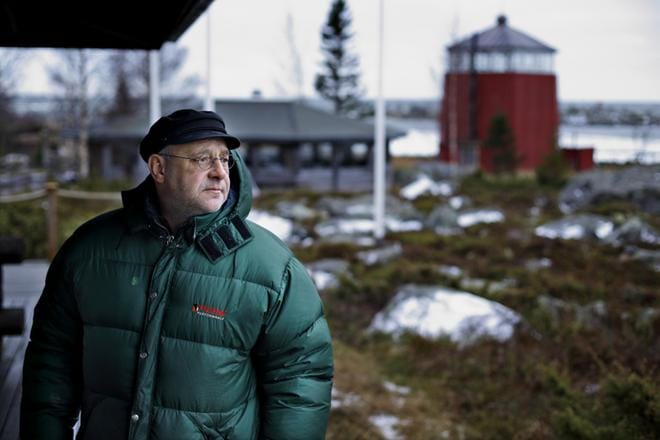 Freddi Skottin mukaan saariston ainutlaatuisuus on Kalle’s Innin valtti. KUVA: TOMI KOSONEN