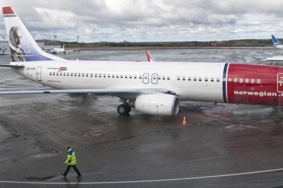 Norwegian omistaa 18 kappaletta Boeinging 373 Max 8 -koneita, jotka Euroopan ilmailuviranomaiset asettivat käyttökieltoon runsas viikko sitten.