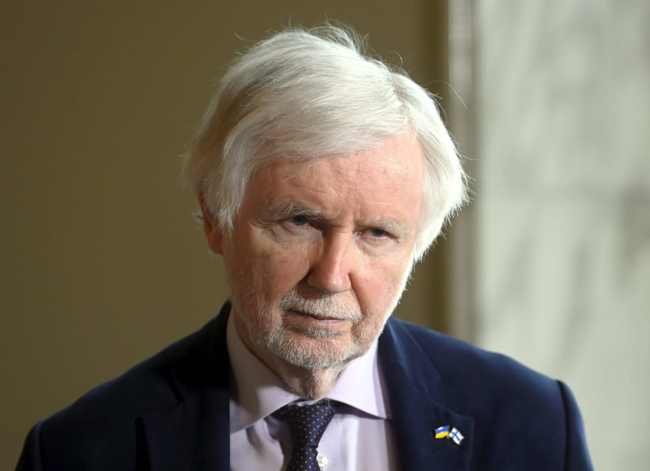 Erkki Tuomioja toimi ulkoministerinä, kun Venäjä valtasi Krimin ja aloitti sodan Itä-Ukrainassa vuonna 2014. LEHTIKUVA/ Vesa Moilanen