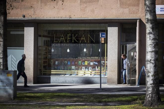 Antikvariaatti Lafkan olisi myytävänä, jos vaan jatkaja toiminnalle löytyisi.