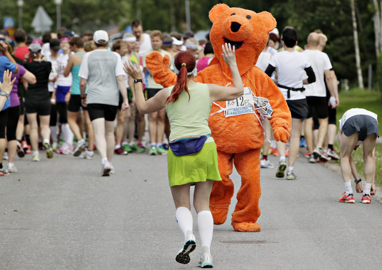 Iissä juostiin maraton toista vuotta peräkkäin.