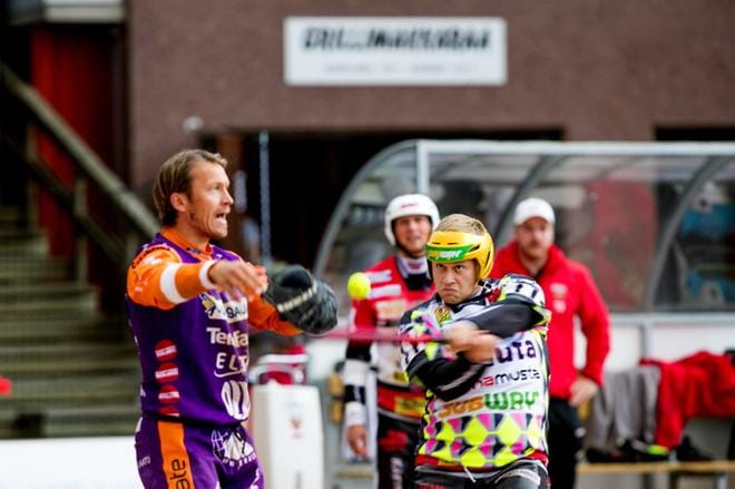 Markus Hallasuo vahvistaa Ankkureita. Kuva: Jaakko Elenius
