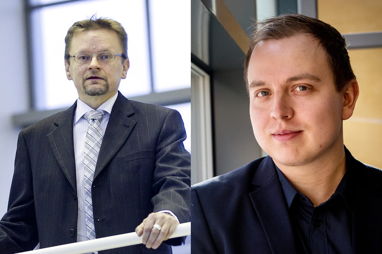 Professori Timo Rothovius oli pitkään myös Suomen osakesäästäjien puheenjohtaja. sijoitusstrategi Jukka Oksaharju on kunnostautunut sijoituskirjojen kirjoittajana.