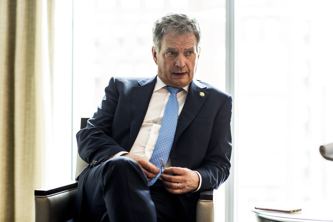 Presidentti Sauli Niinistö.