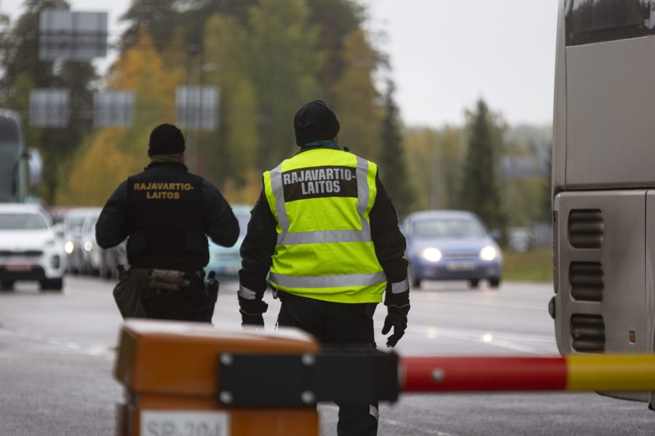 Vilkkainta liikenne on ollut Vaalimaan rajanylitysasemalla. LEHTIKUVA / Sasu Mäkinen