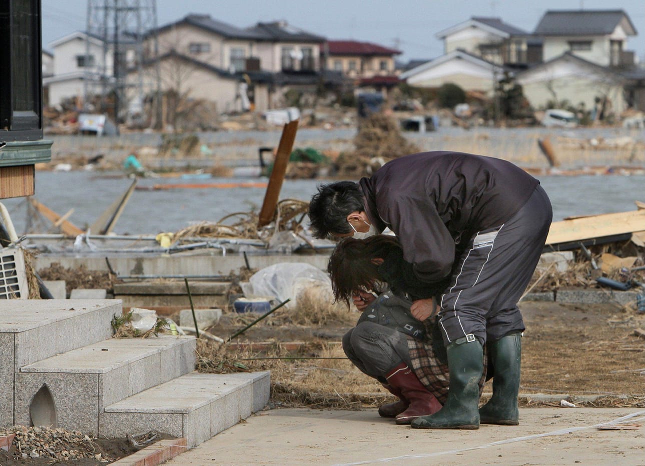 Japani on kärsinyt lukuisista maanjäristyksistä. Vuonna 2011 voimakas järistys hävitti Watarin kaupunkia. LEHTIKUVA / AFP