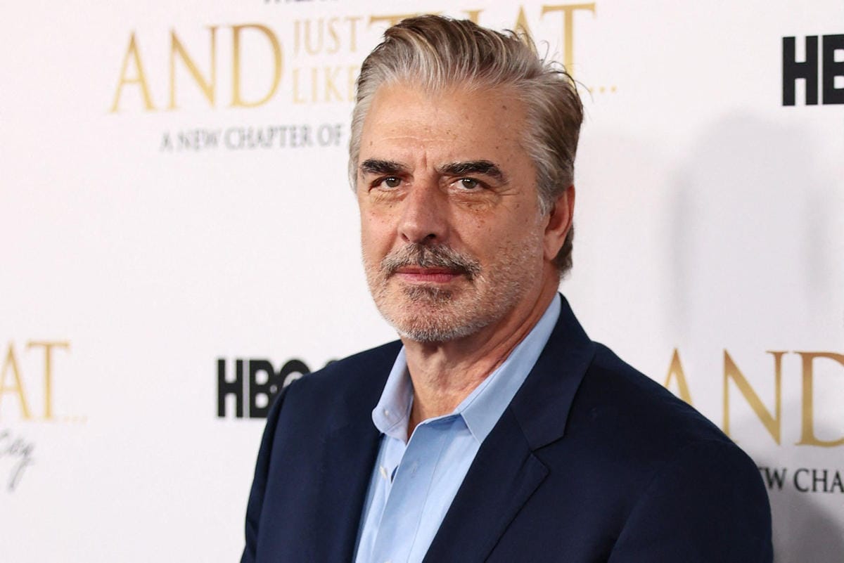Näyttelijä Chris Noth on kiistänyt aiemmin mediassa esitetyt syytökset. LEHTIKUVA / AFP