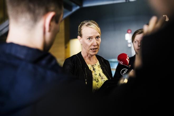 Tutkinnanjohtaja Kirsi Kanth kertoi henkirikoksesta Michael Penttilän vangitsemisoikeudenkäynnissä 9. toukokuuta. KUVA: Silja Viitala
