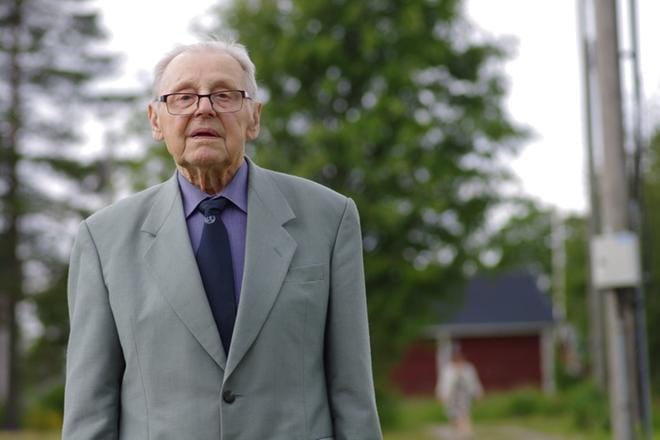 Sotaveteraani Seemi Rantakangas on viimeinen elossa oleva lehtimäkeläinen sotaveteraani. Hänen taivaltaan sodassa käytiin läpi Lehtimäki-päivässä. KUVAT: TEEMU NIEMELÄ