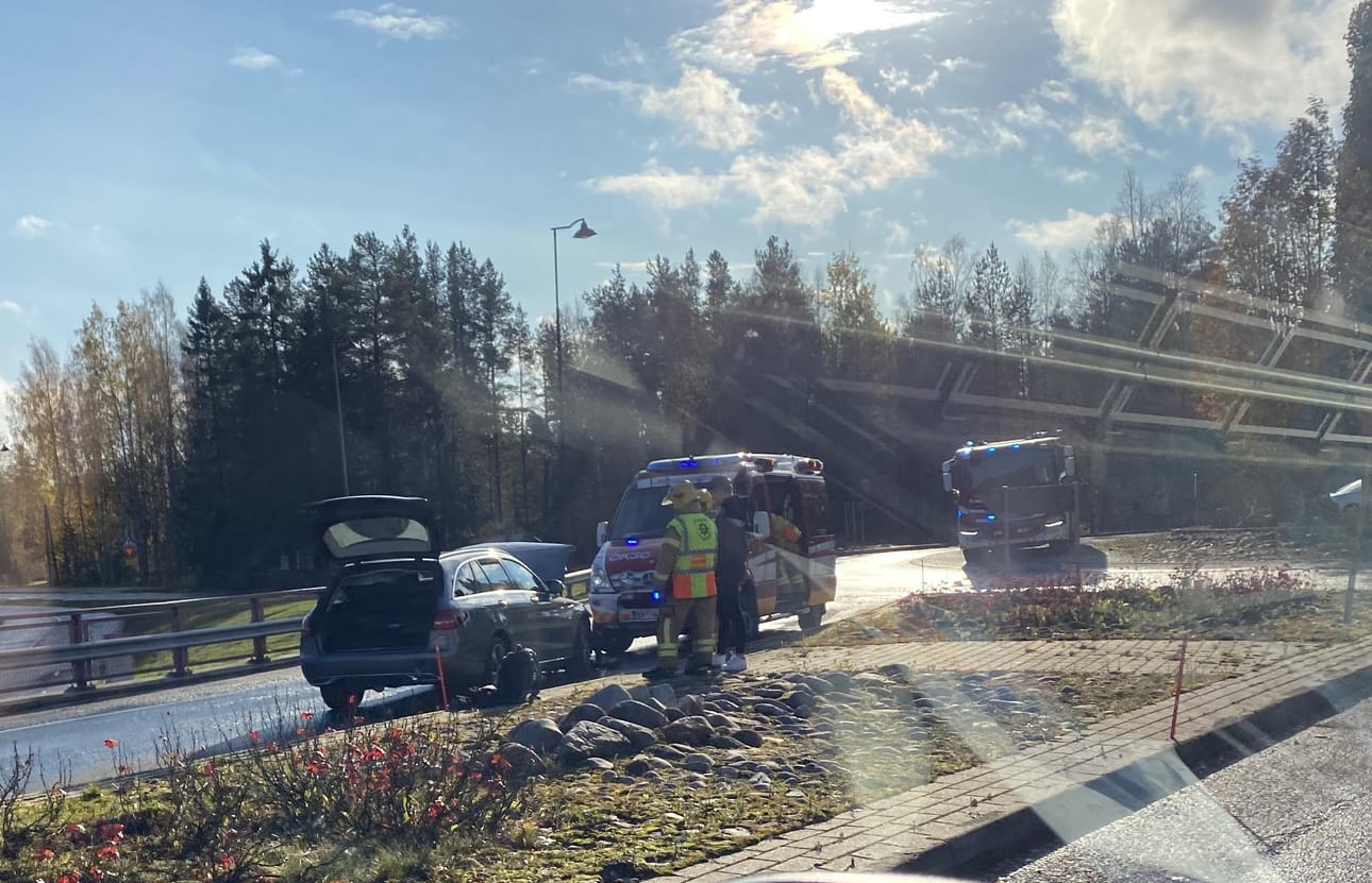 Kempeleessä sattui liikenneonnettomuus keskiviikkona ennen puolta päivää.