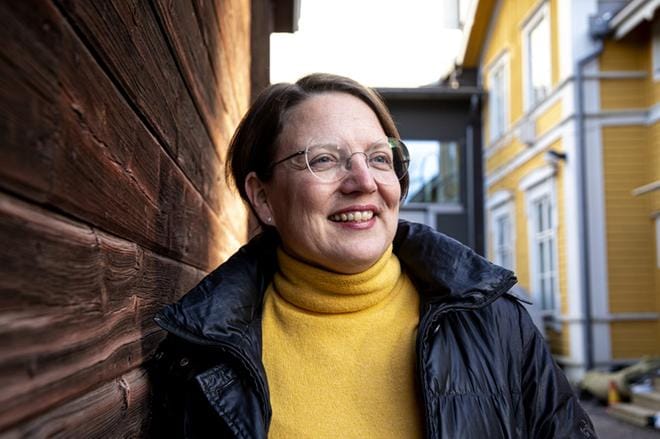 Talous- ja strategiajohtaja Miia Äkkinen iloitsee, että Vaasa on saavuttamassa positiivisen tuloksen, kun moni muu kunta tekee roimia tappioita. Arkistokuva: Paula Kaskimaa