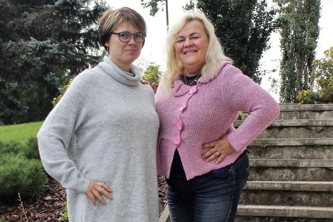 Elämyksellinen raamattutyöskentely on uusi tapa tutkia sanaa ja löytää itsestään uusia puolia ihmisenä ja yhteisön jäsenenä. Ohjaajina ovat Annamari Alanen (vas.) ja Tiina Akomeah.