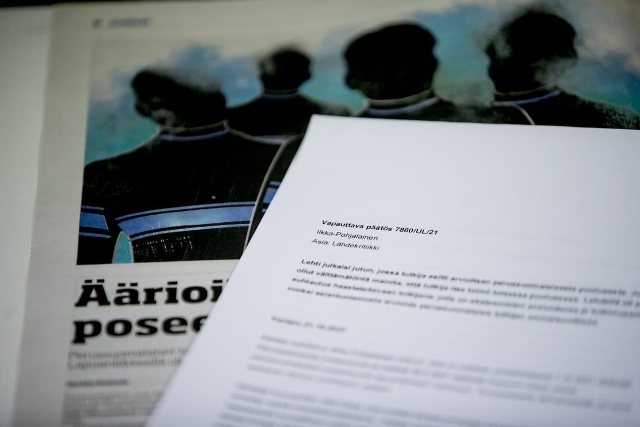 Kantelija ei löytänyt Ilkka-Pohjalaisen jutusta virhettä, mutta koska ei pitänyt sen sisällöstä, kanteli JSN:oon.