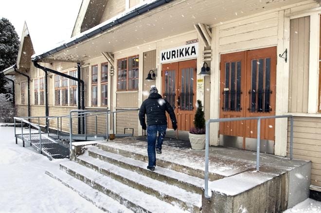 Kurikan Wanhan aseman ovet ovat avoinna paneeliyleisölle torstai-illalla. KUVA: JOUKO HÄNNINEN