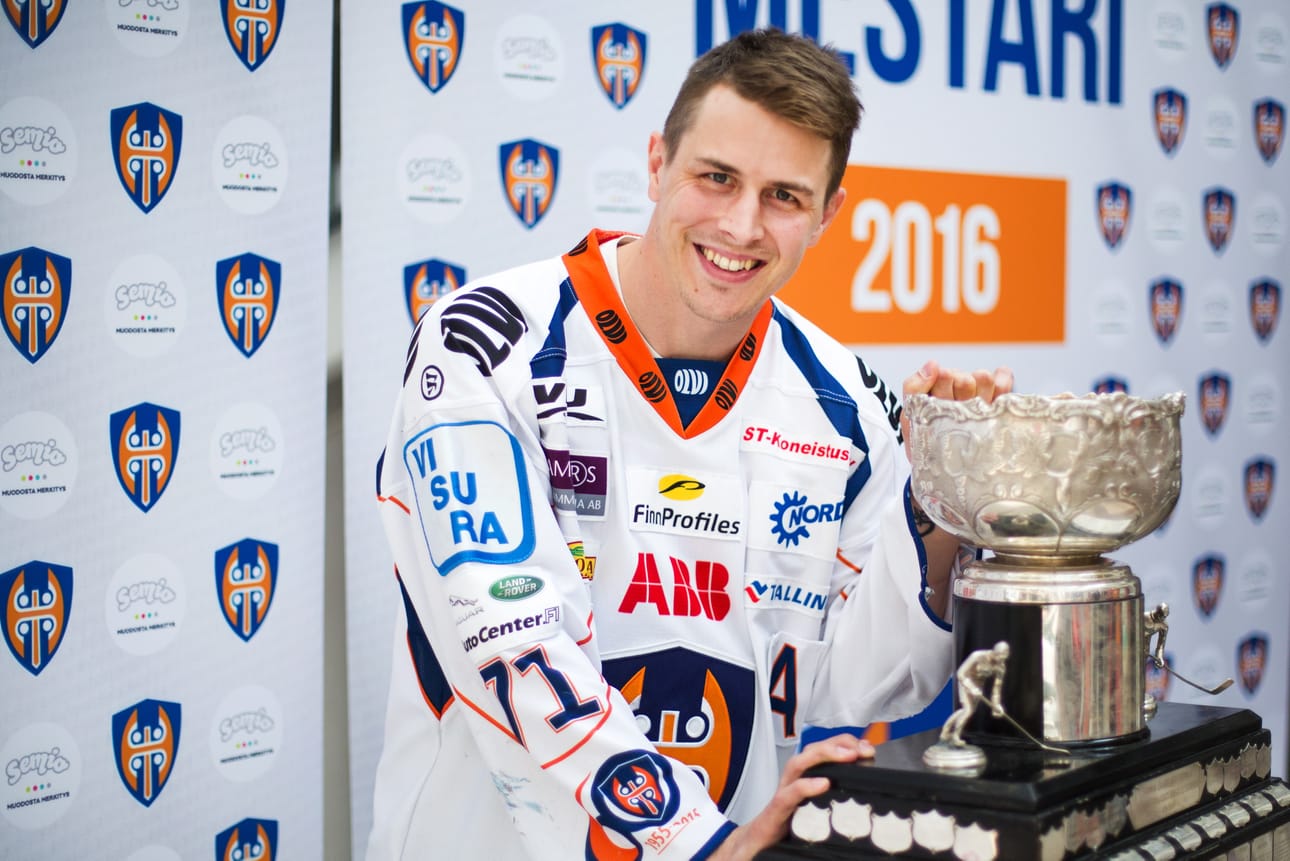 Kristian Kuusela voitti urallaan viisi SM-kultaa, joista neljä Tampereen Tapparan paidassa. Arkistokuva.