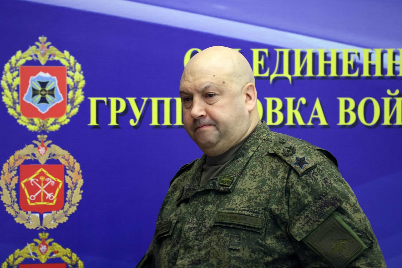 Sergei Surovikin toimi tämän vuoden tammikuuhun asti venäläisjoukkojen komentajana Ukrainassa. LEHTIKUVA/AFP