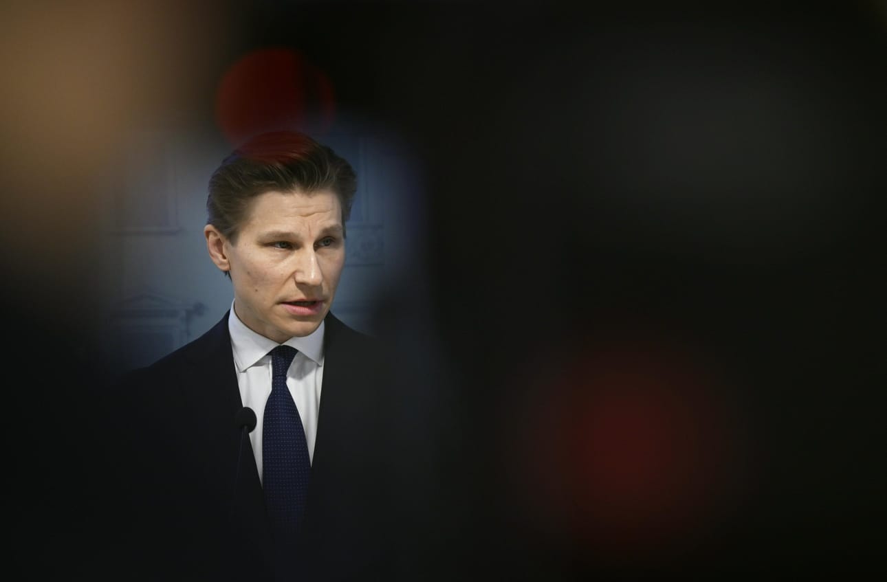Suomea edustaa Ramsteinin kokouksessa puolustusministeri Antti Häkkänen (kok.). LEHTIKUVA / Vesa Moilanen