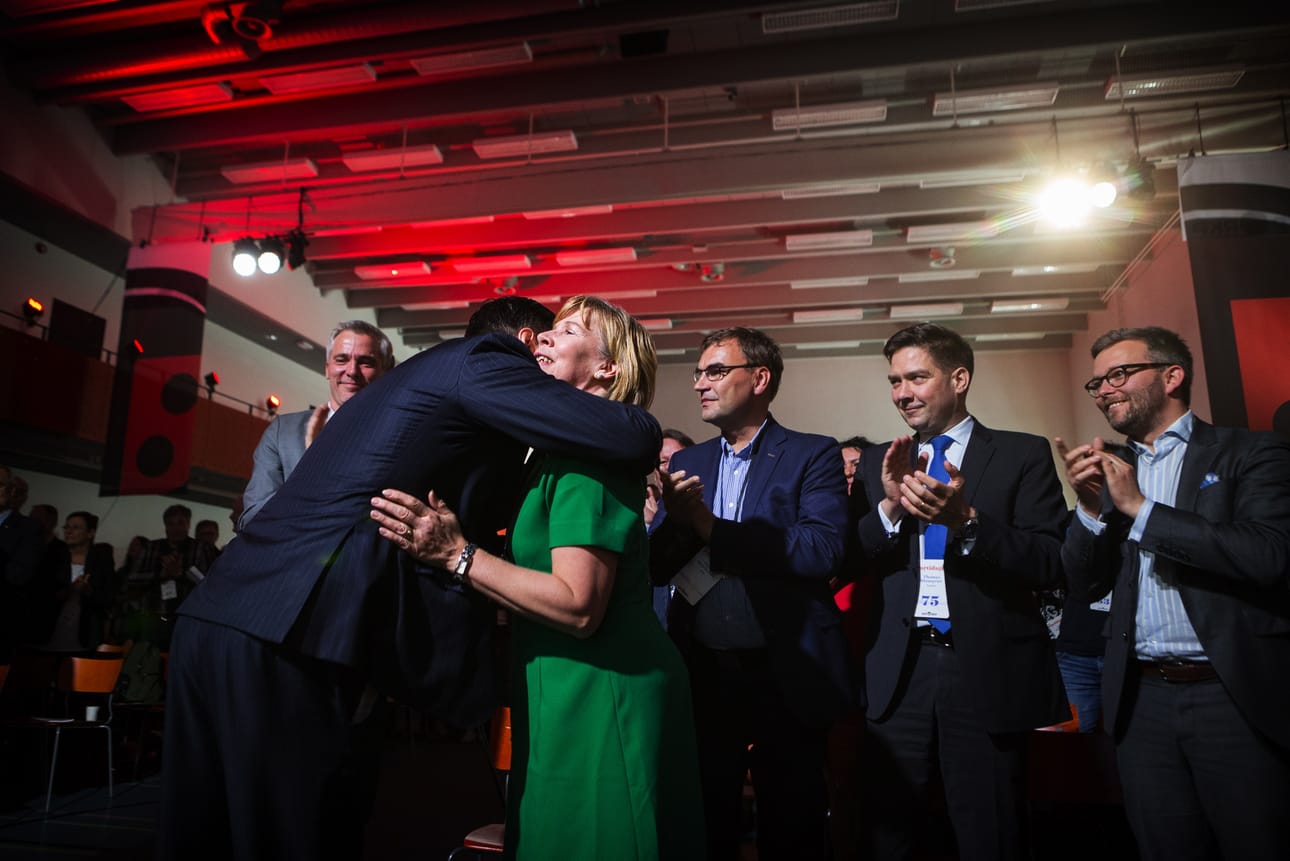 Anna-Maja Henriksson valittiin RKP:n puheenjohtajaksi puoluekokouksessa Vaasassa kesäkuussa 2019. Arkistokuva.