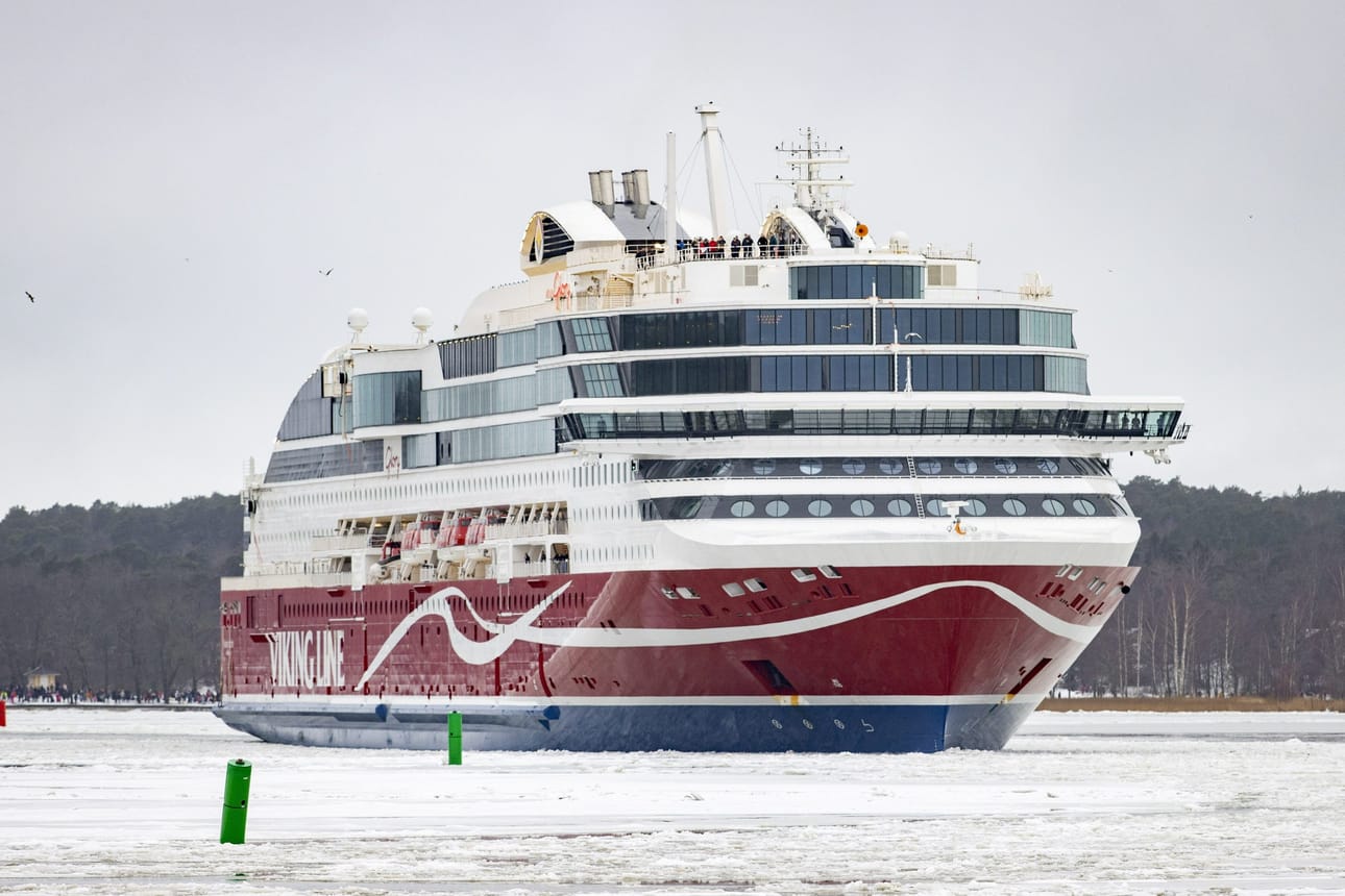 Viking Line on panostanut Turun ja Tukholman väliseen liikenteeseen. Kuvassa yhtiö Viking Glory -alus. LEHTIKUVA / Roni Lehti