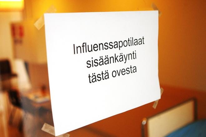 Kevät on jo pitkällä, mutta influenssa-aalto ei ole lauhtumassa. Kuva Anssi Jokiranta