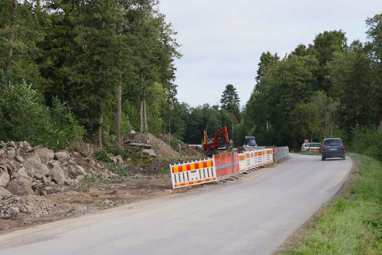 Skatantien varrella on jo tehty ja tehdään parhaillaan rakennustöitä.