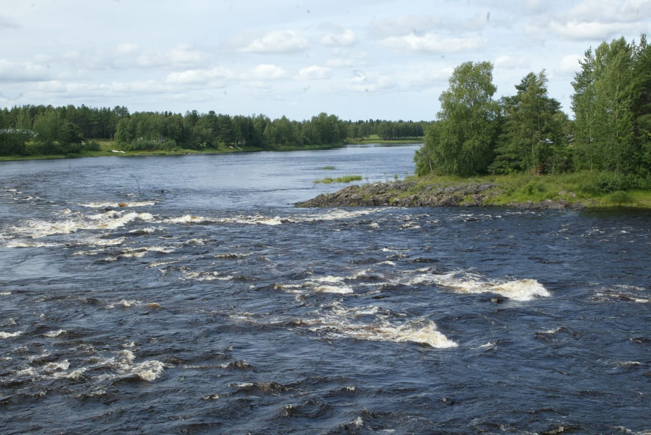 Kuvassa Iijoen Vuormankoski Kollajan Kipinässä.