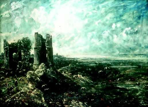 Näkymä Salisburystä. John Constablen maisema vuodelta 1820.