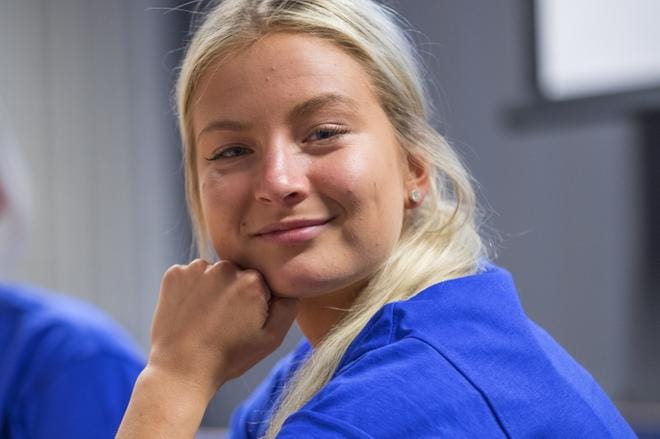 IFK Vasan Maija Tapaninen teki taas kaksi maalia kotivoitossa. Kuva: Minna Antila