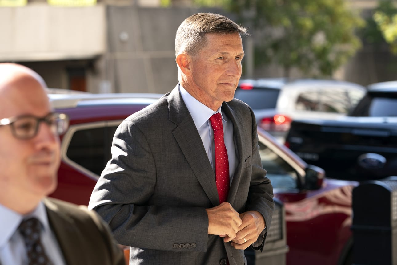 Michael Flynn erotettiin vuonna 2017, kun hänen todettiin valehdelleen venäläiskontakteistaan.